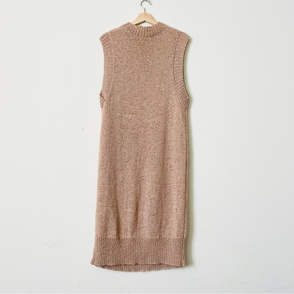 Rodebjer MEDIUM Chaima Knit Vest Dress in Faded Terracotta - Picture 7 of 9